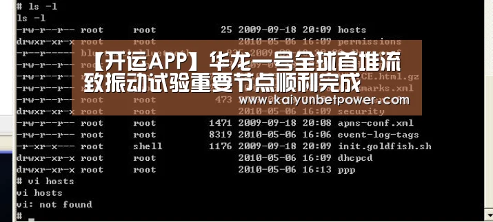 【开运APP】华龙一号全球首堆流致振动试验重要节点顺利完成(图2) 开运真人